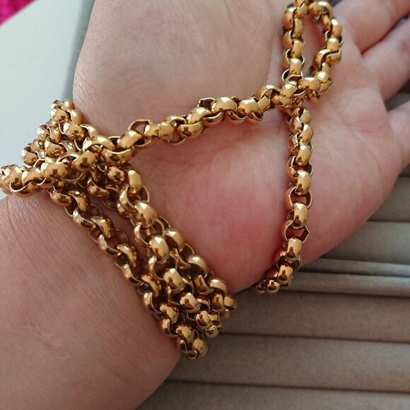 Monet Long Rolo Chain Necklace 36" - Picture 11 of 12